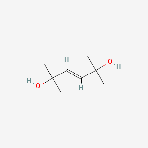 molecular formula C8H16O2 B7778547 2,5-Dimethylhex-3-ene-2,5-diol CAS No. 23359-01-5