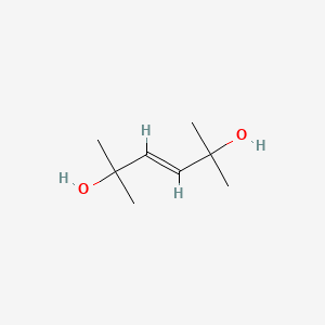 molecular formula C8H16O2 B7778547 2,5-二甲基己-3-烯-2,5-二醇 CAS No. 23359-01-5