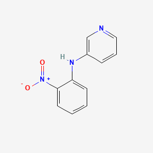 molecular formula C11H9N3O2 B7778598 N-(2-硝基苯基)吡啶-3-胺 CAS No. 5024-63-5