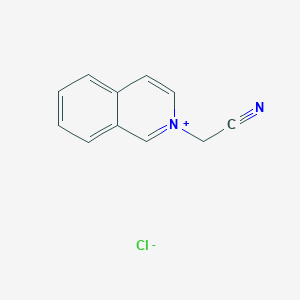 molecular formula C11H9ClN2 B7778605 2-(氰甲基)异喹啉-2-鎓氯化物 CAS No. 78572-49-3