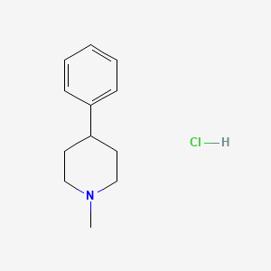 molecular formula C12H18ClN B7778619 1-甲基-4-苯基哌啶盐酸盐 CAS No. 10272-50-1