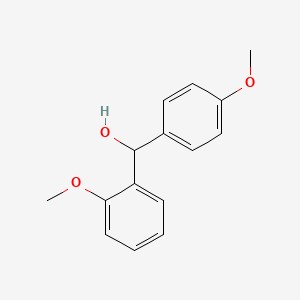 molecular formula C15H16O3 B7778631 (2-Methoxyphenyl)(4-methoxyphenyl)methanol 