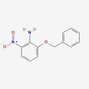 molecular formula C13H12N2O3 B7778701 2-(苄氧基)-6-硝基苯胺 CAS No. 89521-54-0