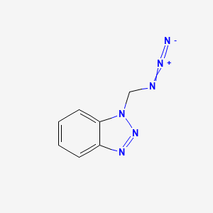 molecular formula C7H6N6 B7778734 1-(Azidomethyl)-1H-1,2,3-benzotriazole CAS No. 26964-90-9