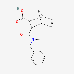 molecular formula C17H19NO3 B7778767 3-[Benzyl(methyl)carbamoyl]bicyclo[2.2.1]hept-5-ene-2-carboxylic acid 