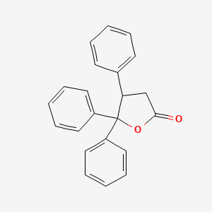 molecular formula C22H18O2 B7778772 2(3H)-Furanone, dihydro-4,5,5-triphenyl- CAS No. 57697-68-4