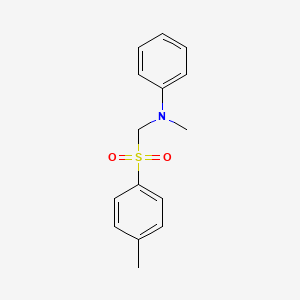 molecular formula C15H17NO2S B7778796 Benzenamine, N-methyl-N-[[(4-methylphenyl)sulfonyl]methyl]- CAS No. 51787-22-5