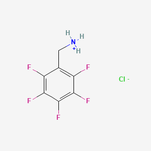 molecular formula C7H5ClF5N B7778823 (2,3,4,5,6-Pentafluorophenyl)methylazanium;chloride 