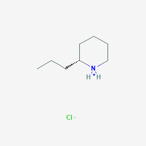 molecular formula C8H18ClN B7778829 (2R)-2-propylpiperidin-1-ium;chloride 