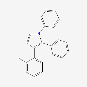 molecular formula C23H19N B7778853 1,2-Diphenyl-3-(2-methylphenyl)-1H-pyrrole 