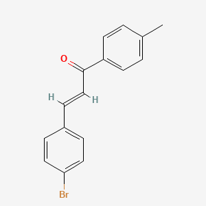 molecular formula C16H13BrO B7778998 (2E)-3-(4-Bromophenyl)-1-(4-methylphenyl)prop-2-en-1-one CAS No. 13565-40-7