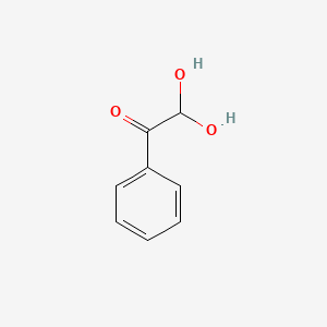 molecular formula C8H8O3 B7779009 2,2-Dihydroxy-1-phenylethanone CAS No. 28631-86-9