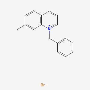 molecular formula C17H16BrN B7779037 1-Benzyl-7-methylquinolin-1-ium bromide 