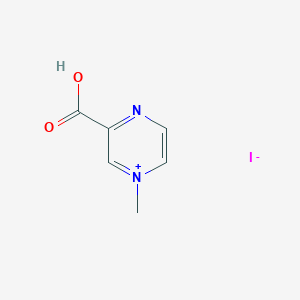 molecular formula C6H7IN2O2 B7779053 3-Carboxy-1-methylpyrazin-1-ium iodide 