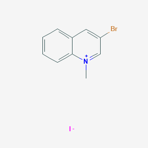 molecular formula C10H9BrIN B7779065 3-Bromo-1-methylquinolin-1-ium iodide 