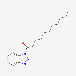 molecular formula C17H25N3O B7779087 1-(1H-1,2,3-Benzotriazol-1-yl)undecan-1-one 