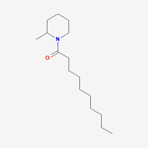 molecular formula C16H31NO B7779092 1-(2-Methylpiperidin-1-yl)decan-1-one CAS No. 4629-12-3