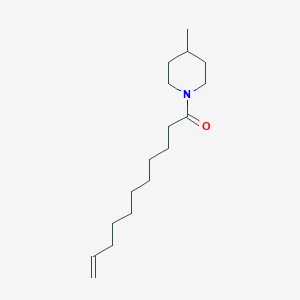 molecular formula C17H31NO B7779106 1-(4-Methylpiperidin-1-yl)undec-10-en-1-one 