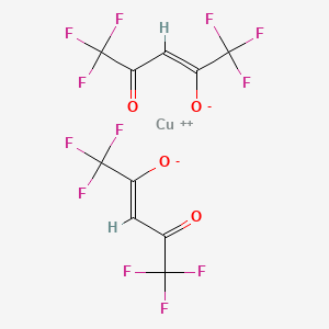 molecular formula C10H2CuF12O4 B7779126 Bis(1,1,1,5,5,5-hexafluoropentane-2,4-dionato-O,O')copper 