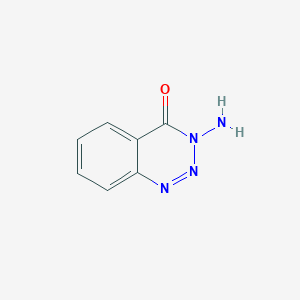 molecular formula C7H6N4O B7779168 3-Amino-3H-benzo[d][1,2,3]triazin-4-one 
