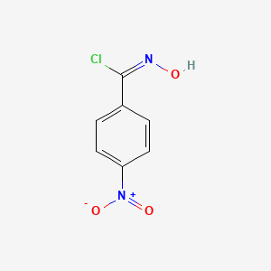 molecular formula C7H5ClN2O3 B7779189 N-羟基-4-硝基苯并咪唑甲酰氯 