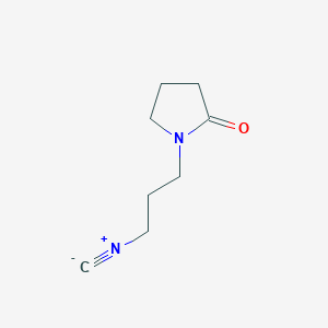 molecular formula C8H12N2O B7779227 1-(3-Isocyanopropyl)-2-pyrrolidinone CAS No. 1000698-79-2