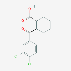 cis-2-(3,4-Dichlorobenzoyl)cyclohexanecarboxylic acid