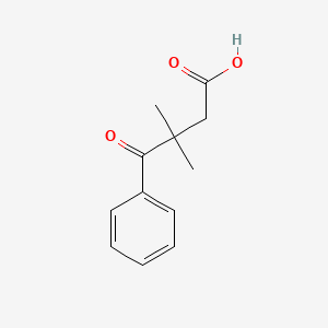 molecular formula C12H14O3 B7779281 3,3-Dimethyl-4-oxo-4-phenylbutyric acid 