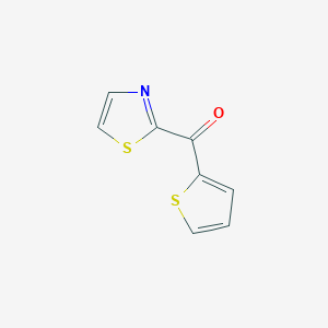 molecular formula C8H5NOS2 B7779350 2-Thiazolyl-2-thienyl ketone 