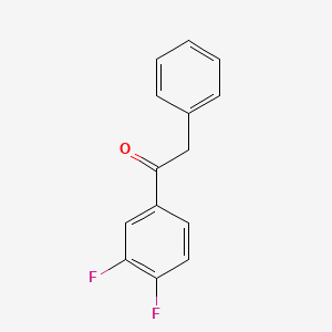 molecular formula C14H10F2O B7779378 1-(3,4-Difluorophenyl)-2-phenylethanone 