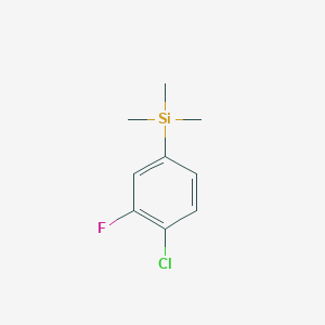 1-(Trimethylsilyl)-4-chloro-3-fluorobenzene