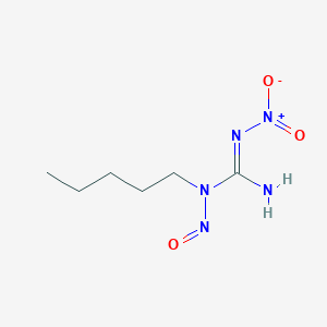 B077794 2-Nitro-1-nitroso-1-pentylguanidine CAS No. 13010-10-1
