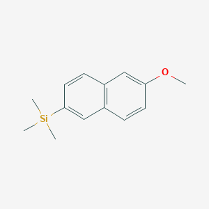 molecular formula C14H18OSi B7779402 2-(Trimethylsilyl)-6-methoxynaphthalene 
