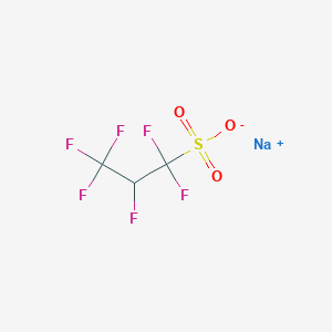 molecular formula C3HF6NaO3S B7779430 sodium;1,1,2,3,3,3-hexafluoropropane-1-sulfonate 