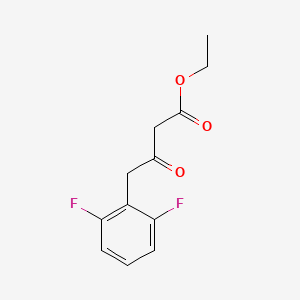 molecular formula C12H12F2O3 B7779501 Ethyl 4-(2,6-difluorophenyl)-3-oxobutanoate 