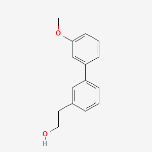 molecular formula C15H16O2 B7779529 3-(3-Methoxyphenyl)phenethyl alcohol 