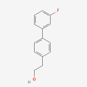 molecular formula C14H13FO B7779534 4-(3-Fluorophenyl)phenethyl alcohol 