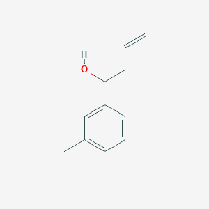 molecular formula C12H16O B7779544 4-(3,4-Dimethylphenyl)-1-buten-4-ol 