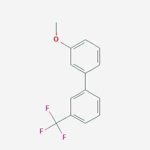 molecular formula C14H11F3O B7779561 3-Methoxy-3'-trifluoromethylbiphenyl 