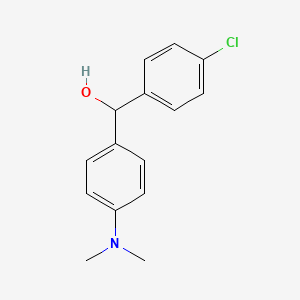 molecular formula C15H16ClNO B7779578 4-Chloro-4'-(dimethylamino)benzhydrol CAS No. 844683-40-5