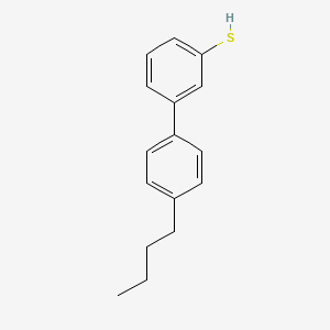 molecular formula C16H18S B7779608 4'-Butyl-[1,1'-biphenyl]-3-thiol CAS No. 845822-88-0