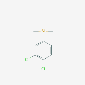 molecular formula C9H12Cl2Si B7779612 1-(Trimethylsilyl)-3,4-dichlorobenzene 