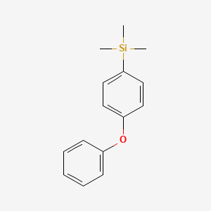 molecular formula C15H18OSi B7779613 1-(三甲基甲硅烷基)-4-苯氧基苯 CAS No. 17049-41-1