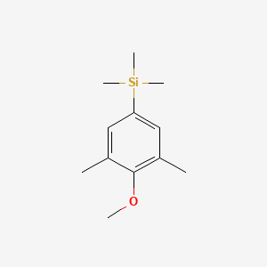 molecular formula C12H20OSi B7779617 1-(Trimethylsilyl)-3,5-dimethyl-4-methoxybenzene 