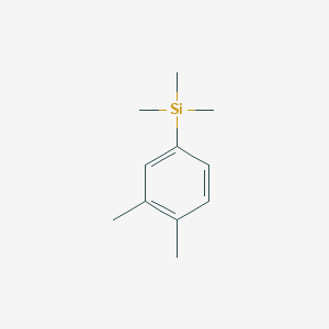 molecular formula C11H18Si B7779625 1-(Trimethylsilyl)-3,4-dimethylbenzene 