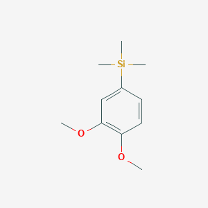 molecular formula C11H18O2Si B7779634 1-(Trimethylsilyl)-3,4-dimethoxybenzene 