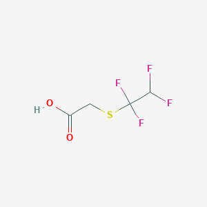 molecular formula C4H4F4O2S B7779681 1,1,2,2-Tetrafluoroethylthioacetic acid CAS No. 665-35-0