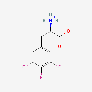 molecular formula C9H8F3NO2 B7779711 (2R)-2-azaniumyl-3-(3,4,5-trifluorophenyl)propanoate 