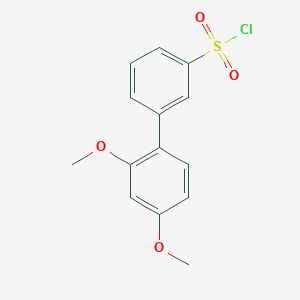 molecular formula C14H13ClO4S B7779738 2',4'-Dimethoxy-biphenyl-3-sulfonyl chloride 