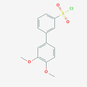 molecular formula C14H13ClO4S B7779742 3',4'-Dimethoxy-biphenyl-3-sulfonyl chloride 